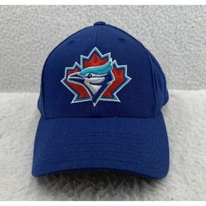 VTG Toronto‎ Blue Jays Baseball Hat Mens Snapback Wool Blend Blue Plain Logo MLB